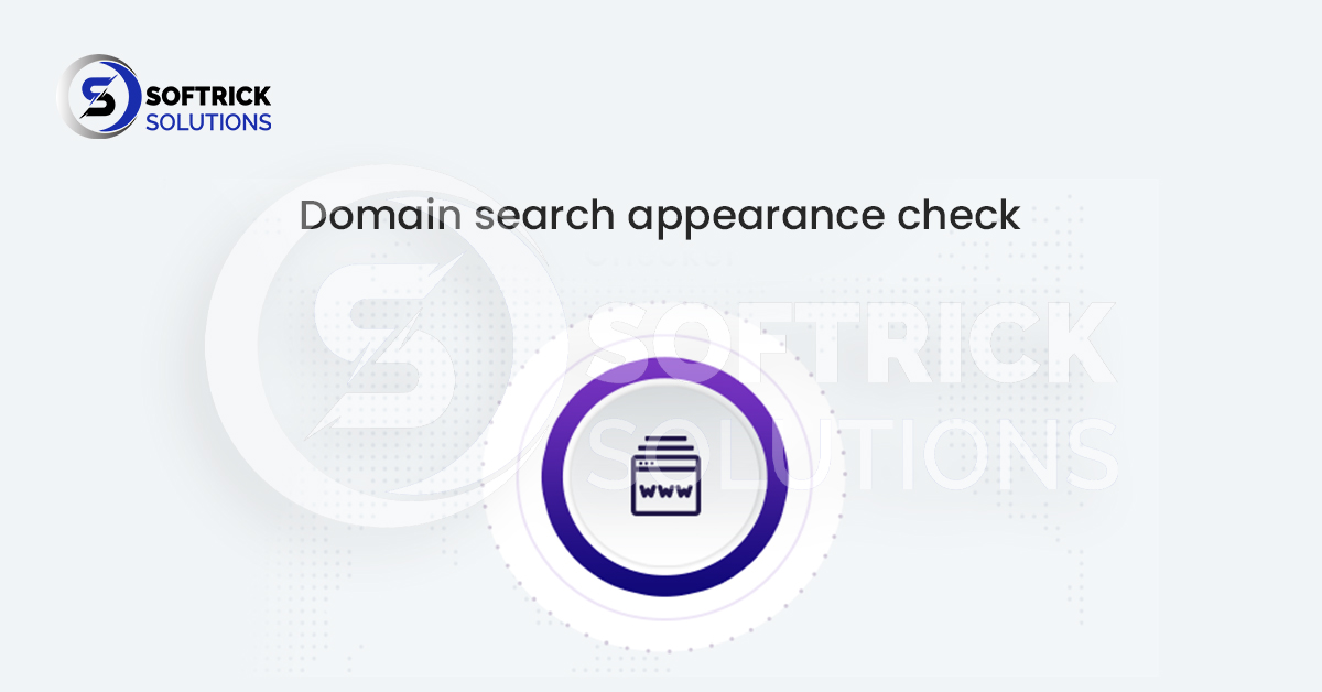 Domain search appearance check