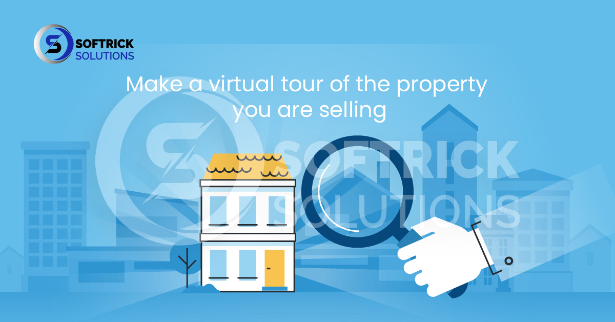 Make a virtual tour of the property you are selling