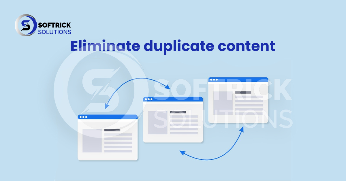 Eliminate duplicate content