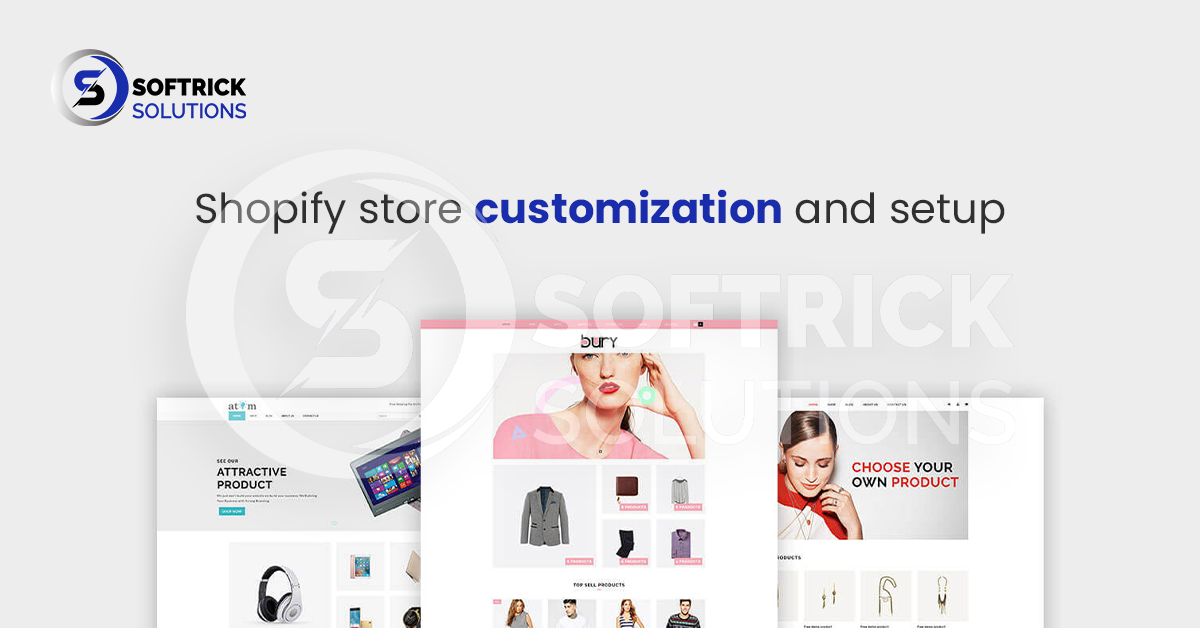 Shopify store customization and setup